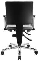 Topstar Bürostuhl Pro 30 chrom, PU39AG23 Stoff grau, Gestell chrom