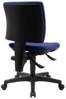 Topstar Bürostuhl Pro 30, PU300G26 Stoff blau, Gestell schwarz