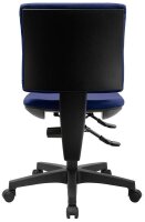 Topstar Bürostuhl Pro 30, PU300G26 Stoff blau, Gestell schwarz