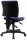 Topstar Bürostuhl Pro 30, PU300G26 Stoff blau, Gestell schwarz