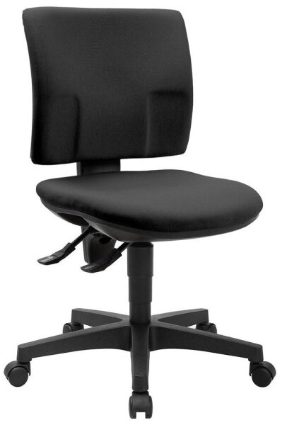 Topstar Bürostuhl Pro 30, PU300G20 Stoff schwarz, Gestell schwarz