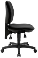 Topstar Bürostuhl Pro 30, PU300G20 Stoff schwarz, Gestell schwarz