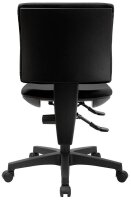 Topstar Bürostuhl Pro 30, PU300G20 Stoff schwarz, Gestell schwarz