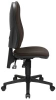 Topstar Bürostuhl Point 60, 8160G08 Stoff braun, Gestell schwarz