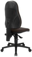 Topstar Bürostuhl Point 60, 8160G08 Stoff braun, Gestell schwarz
