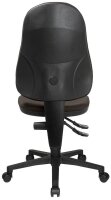 Topstar Bürostuhl Point 60, 8160G08 Stoff braun, Gestell schwarz