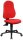 Topstar Bürostuhl Point 60, 8160G21 Stoff rot, Gestell schwarz
