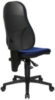 Topstar Bürostuhl Point 60, 8160G26 Stoff blau, Gestell schwarz
