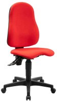 Topstar Bürostuhl Ortho Point, PO90G21 Stoff rot,...