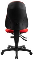 Topstar Bürostuhl Ortho Point, PO90G21 Stoff rot, Gestell schwarz