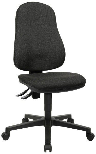 Topstar Bürostuhl Point 60, 8160G22 Stoff anthrazit, Gestell schwarz