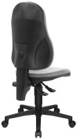 Topstar Bürostuhl Point 60, 8160G23 Stoff grau, Gestell schwarz