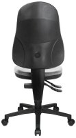 Topstar Bürostuhl Point 60, 8160G23 Stoff grau, Gestell schwarz