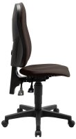 Topstar Bürostuhl Ortho Point, PO90G08 Stoff braun, Gestell schwarz