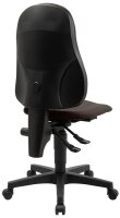 Topstar Bürostuhl Ortho Point, PO90G08 Stoff braun, Gestell schwarz