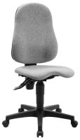 Topstar Bürostuhl Ortho Point, PO90G23 Stoff grau,...