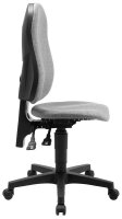 Topstar Bürostuhl Ortho Point, PO90G23 Stoff grau, Gestell schwarz