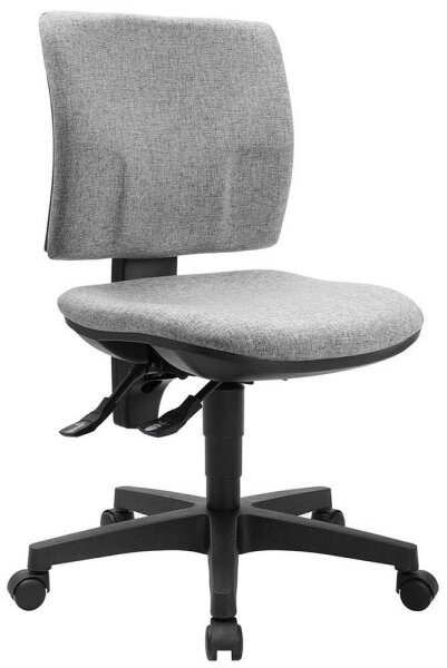 Topstar Bürostuhl Pro 30, PU300G23 Stoff grau, Gestell schwarz
