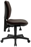 Topstar Bürostuhl Pro 30, PU300G08 Stoff braun, Gestell schwarz