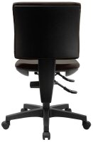 Topstar Bürostuhl Pro 30, PU300G08 Stoff braun, Gestell schwarz