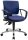 Topstar Bürostuhl Pro 30 chrom, PU39AG26 Stoff blau, Gestell chrom