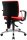 Topstar Bürostuhl Pro 30 chrom, PU39AG21 Stoff rot, Gestell chrom