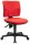 Topstar Bürostuhl Pro 30, PU300G21 Stoff rot, Gestell schwarz
