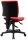 Topstar Bürostuhl Pro 30, PU300G21 Stoff rot, Gestell schwarz