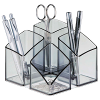 HAN Stiftehalter SCALA grau-transparent Polystyrol 4...