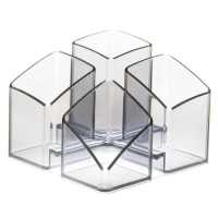 HAN Stiftehalter SCALA grau-transparent Polystyrol 4...