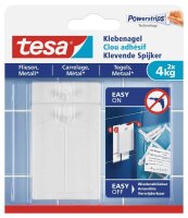 tesa Powerstripes Klebenägel für max. 4,0 kg,...