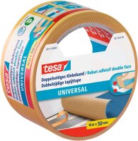 tesa UNIVERSAL doppelseitiges Klebeband 50,0 mm x 10,0 m,...