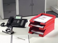 LEITZ Briefablage Plus rot DIN A4, 1 St.