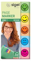 SIGEL DESIGN Haftmarker farbsortiert "Smiley"...