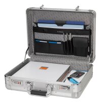 ALUMAXX Aktenkoffer TAURUS Aluminium silber 46,0 x 16,0 x 34,0 cm