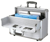 ALUMAXX Pilotenkoffer OMEGA Aluminium silber 48,0 x 23,0 x 38,5 cm