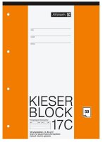 BRUNNEN Arbeitsblock Kieserblock gelocht DIN A4 liniert...