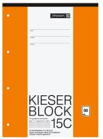 BRUNNEN Arbeitsblock Kieserblock gelocht DIN A4 kariert...