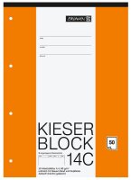 BRUNNEN Arbeitsblock Kieserblock gelocht DIN A4 blanko...