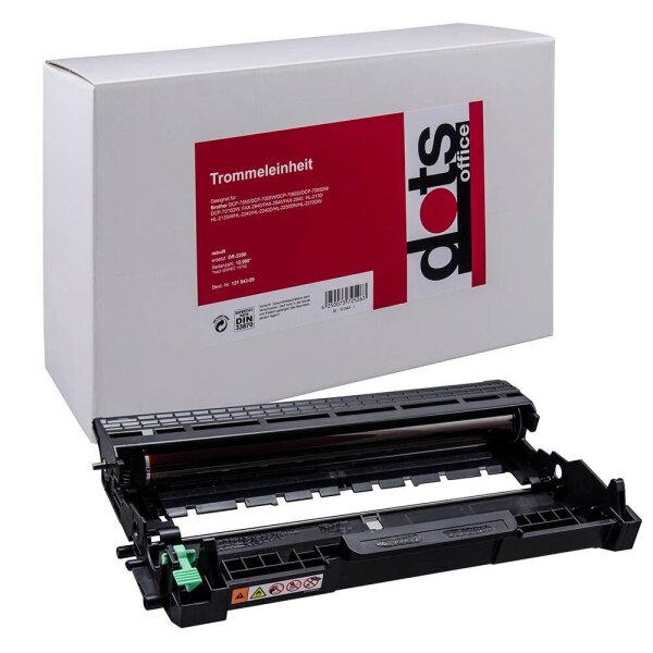 dots  schwarz Trommel kompatibel zu brother DR-2200