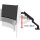 ergotron Monitor-Halterung HX mit HD-Gelenk 45-647-224 schwarz für 1 Monitor, Tischklemme, Tischbohrung