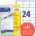 AVERY Zweckform Etiketten 6172 weiß 64,6 x 33,8 mm, 30 Blatt