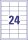 AVERY Zweckform Etiketten 6172 weiß 64,6 x 33,8 mm, 30 Blatt