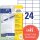AVERY Zweckform Etiketten 6173 weiß 70,0 x 37,0 mm, 30 Blatt