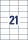 AVERY Zweckform Etiketten 6174 weiß 70,0 x 42,3 mm, 30 Blatt