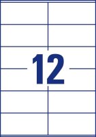 AVERY Zweckform Etiketten 6175 weiß 105,0 x 48,0 mm, 30 Blatt