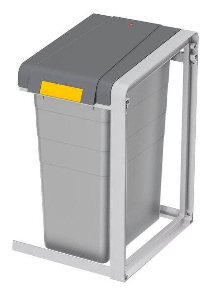 Hailo ProfiLine Öko XL Mülleimer-Erweiterung 38,0 l signalgrau, 1 St.
