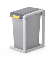 Hailo ProfiLine Öko XL Mülleimer-Erweiterung 38,0 l signalgrau, 1 St.