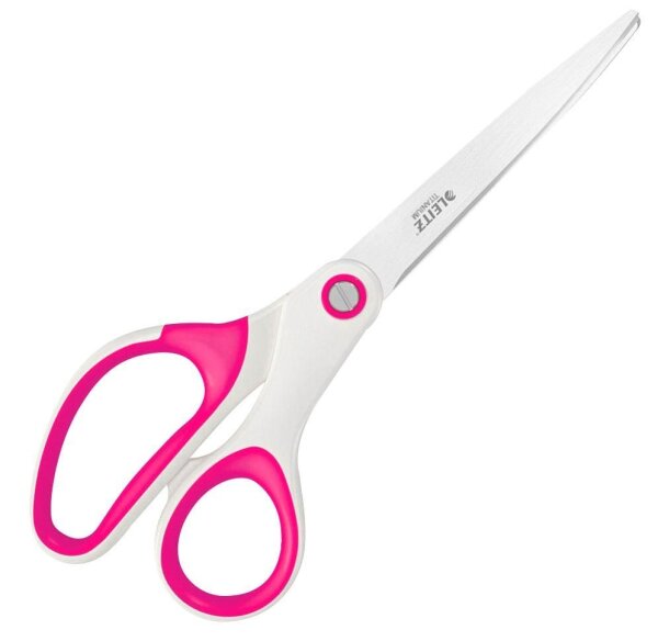 LEITZ Papierschere WOW Titan pink-metallic 20,5 cm