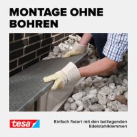 tesa Lichtschachtgitter Insect Stop Aluminium 0,60 x 1,35 m